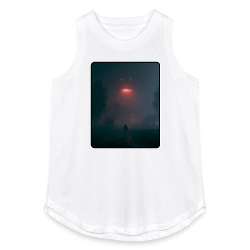 Mysterious UFO Encounter Design - Women's Relaxed Tank Top