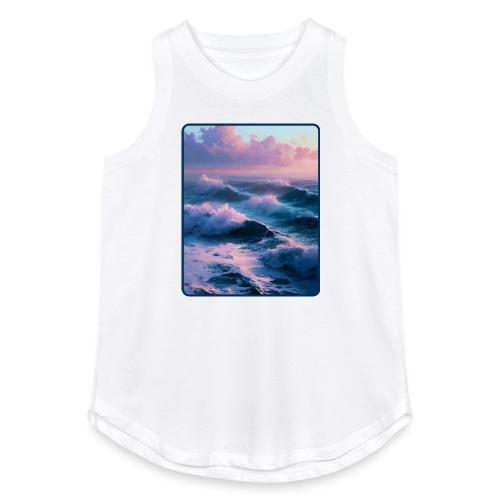 Dreamy Pastel Ocean Sunset Art - Women's Relaxed Tank Top