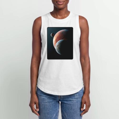 Three Planets Deep Space Design - Women's Relaxed Tank Top
