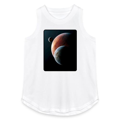 Three Planets Deep Space Design - Women's Relaxed Tank Top