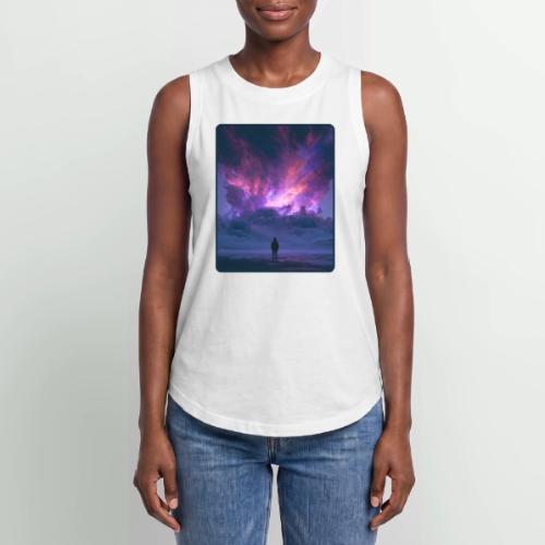 Cosmic Supernova Night Design - Women's Relaxed Tank Top