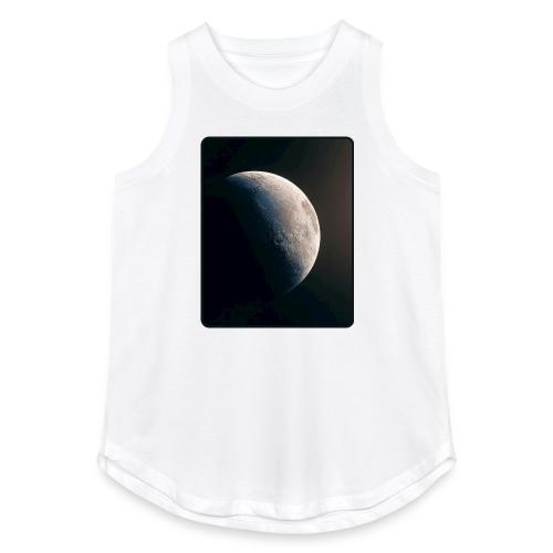 Crescent Moon Celestial Artwork - Women's Relaxed Tank Top