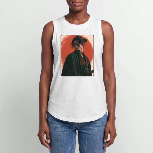 Samurai Beneath the Red Sun - Women's Relaxed Tank Top