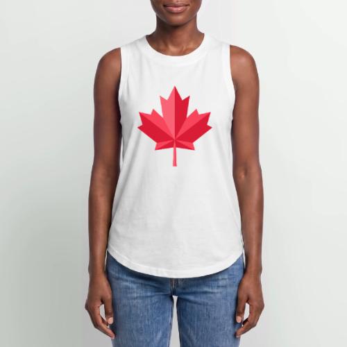 Canadian red maple leaf - Women's Relaxed Tank Top