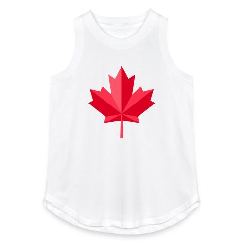Canadian red maple leaf - Women's Relaxed Tank Top