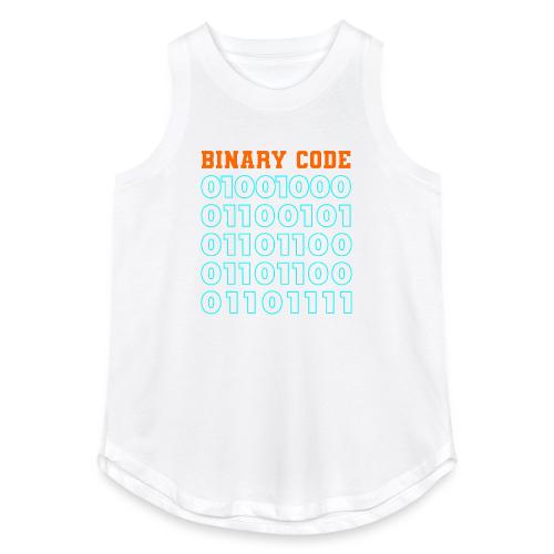 Say Hello in Binary code - Women's Relaxed Tank Top