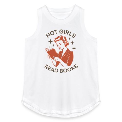 Hot Girls Read Books - Vintage Reader - Women's Relaxed Tank Top