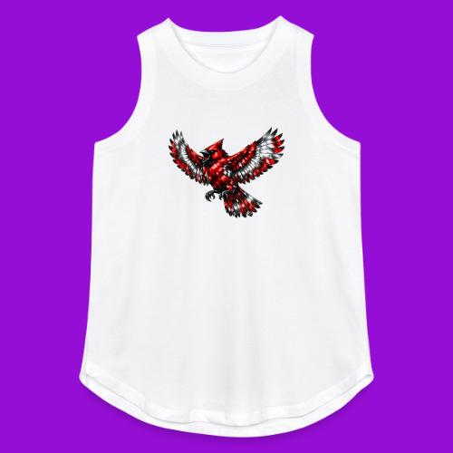 Silver Cardinal in Flight - Women's Relaxed Tank Top