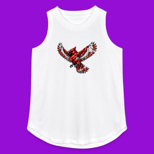 Cardinal in Flight - Women's Relaxed Tank Top