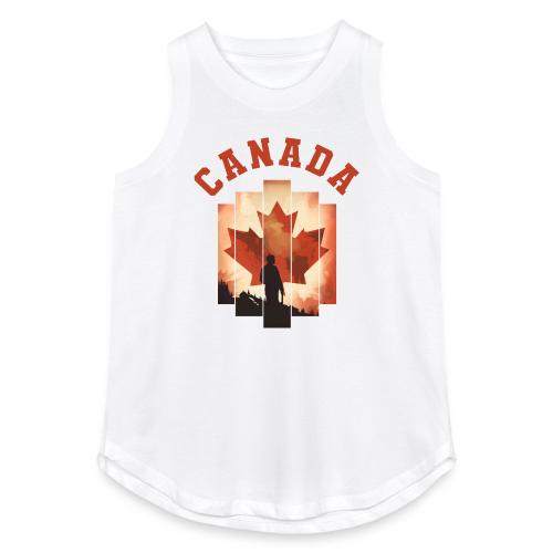 Proud Canadian Shadow - Women's Relaxed Tank Top