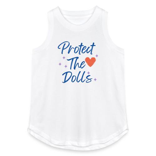 Protect The Dolls | Heart & Stars Typography - Women's Relaxed Tank Top