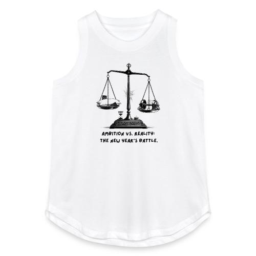 Ambition vs. Reality T-Shirt, Mug, & Leggings - Women's Relaxed Tank Top