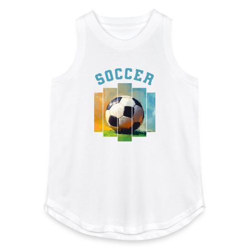 Soccer Ball Vibes - Women's Relaxed Tank Top
