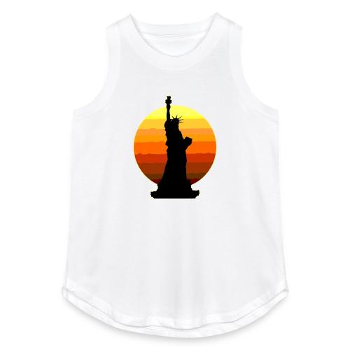USA: Golden Horizon Liberty - Women's Relaxed Tank Top