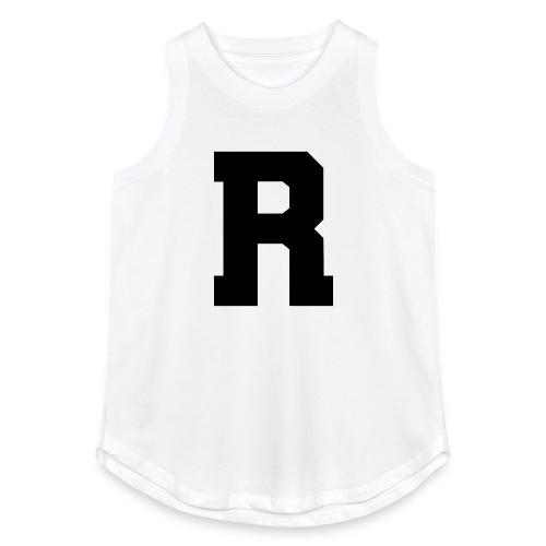 Varsity Letter R Athletic Monogram - Women's Relaxed Tank Top