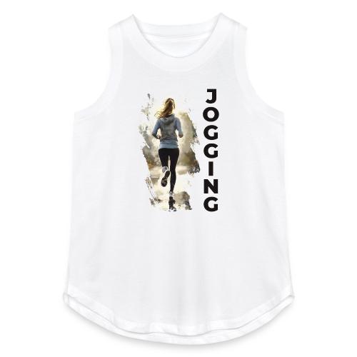 Jogging: Run into Motion - Women's Relaxed Tank Top