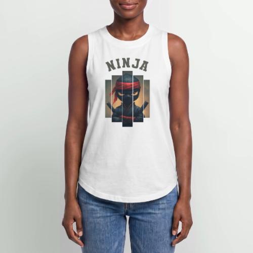 Cartoon Ninja Vibes - Women's Relaxed Tank Top