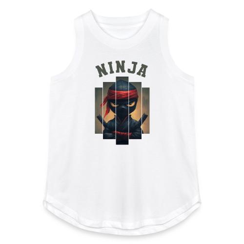 Cartoon Ninja Vibes - Women's Relaxed Tank Top