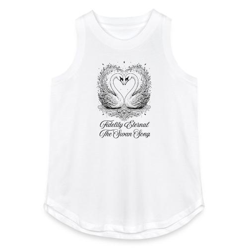 Poetic Swan T-Shirt - Women's Relaxed Tank Top