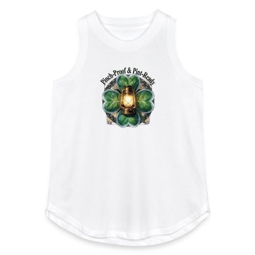 Pinch-Proof Lantern Clover T-Shirt - Women's Relaxed Tank Top