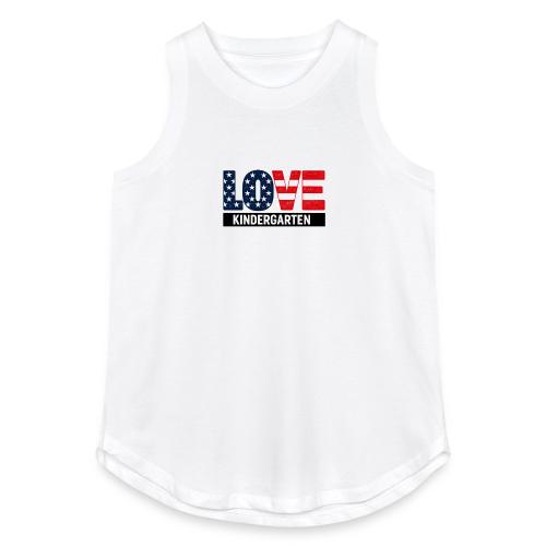 Love Kindergarten Patriotic Graduation - Women's Relaxed Tank Top
