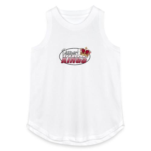 Passportkings white shirt design - Women's Relaxed Tank Top