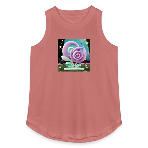 Lila Bloom | Double Floral Eco-Inspired Art - Women's Relaxed Tank Top