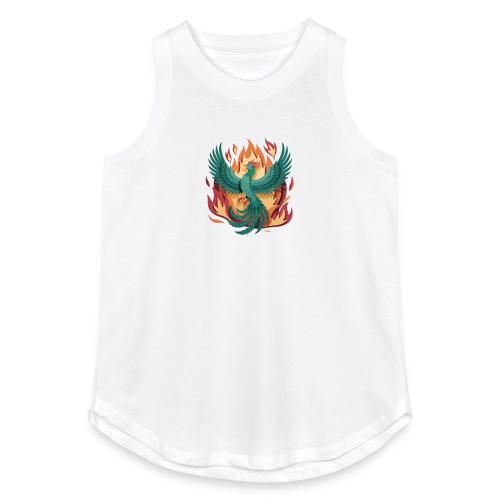 Phoenix Rising Mythical Fire Bird Fantasy Design - Women's Relaxed Tank Top