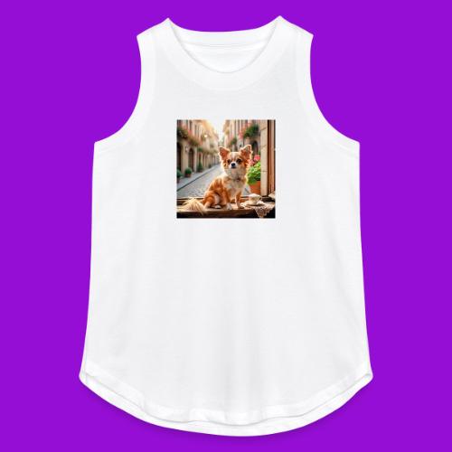 Morning coffee Chihuahua - Women's Relaxed Tank Top