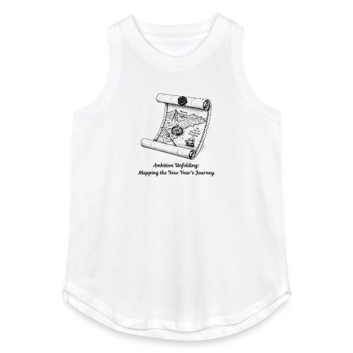 Unfolding Map of Ambition T-Shirt - Women's Relaxed Tank Top