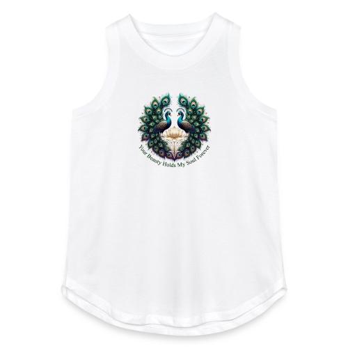 Your Beauty Holds My Soul Peacock Gifts T-Shirt - Women's Relaxed Tank Top
