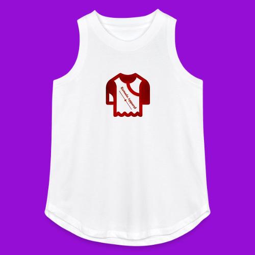 Kenada Logo white spray - Women's Relaxed Tank Top