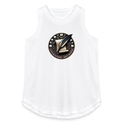 Certified Dad Pun Dispenser T Shirt - Women's Relaxed Tank Top