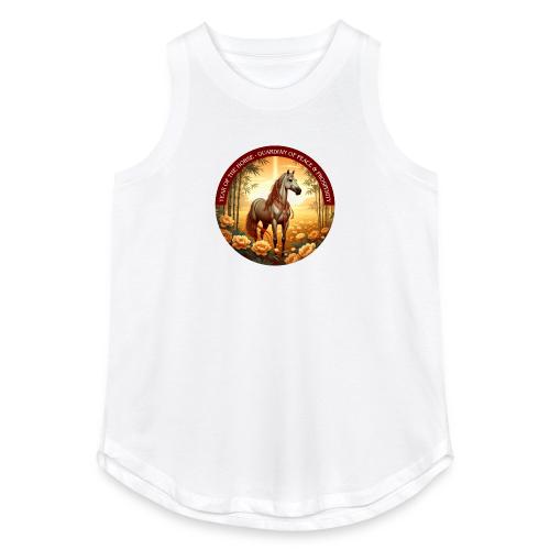 Year of the Horse Guardian T Shirt, Lunar New Year - Women's Relaxed Tank Top