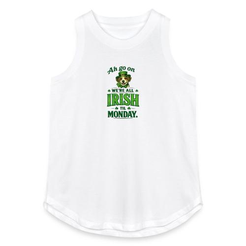 St. Patrick’s Day Dog T-Shirt – We’re All Irish - Women's Relaxed Tank Top