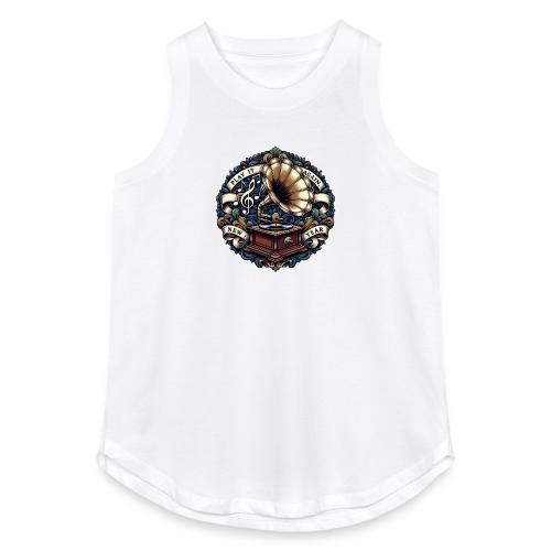 Ornate Phonograph T-Shirt - Women's Relaxed Tank Top