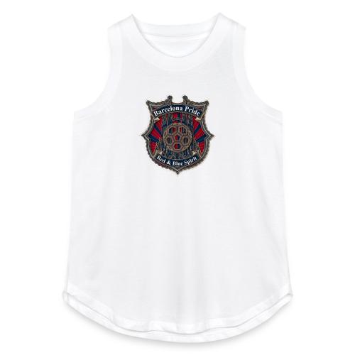 Barcelona Scarlet Pride T Shirt, Soccer City Gift - Women's Relaxed Tank Top