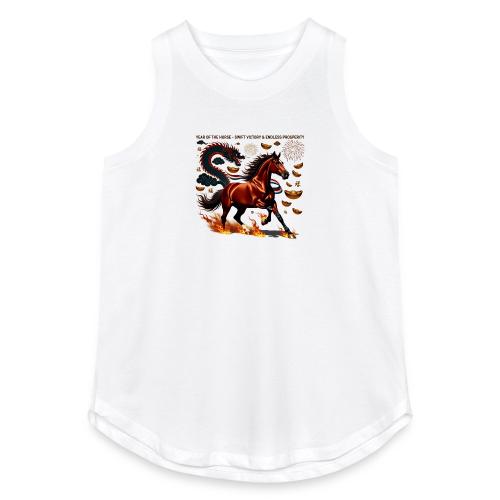 Year of the Horse Victory T Shirt, Lunar New Year - Women's Relaxed Tank Top