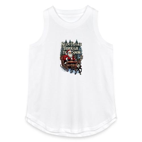 Nostalgic Santa T-Shirt - Women's Relaxed Tank Top