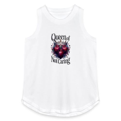 Queen of Not Caring T-Shirt - Women's Relaxed Tank Top