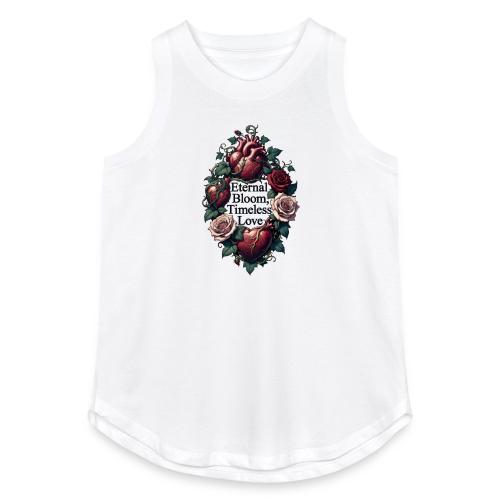 Eternal Bloom Timeless Love Entwined Hearts T-Shir - Women's Relaxed Tank Top