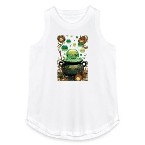 Emerald Excuses Cauldron Graphic Tee - Women's Relaxed Tank Top