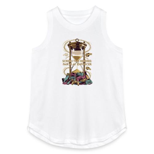 Screen Time Referee T Shirt, Fair Play Enforcer - Women's Relaxed Tank Top