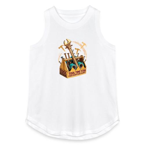 Tool Time Titan T Shirt, Funny Dad Gift - Women's Relaxed Tank Top