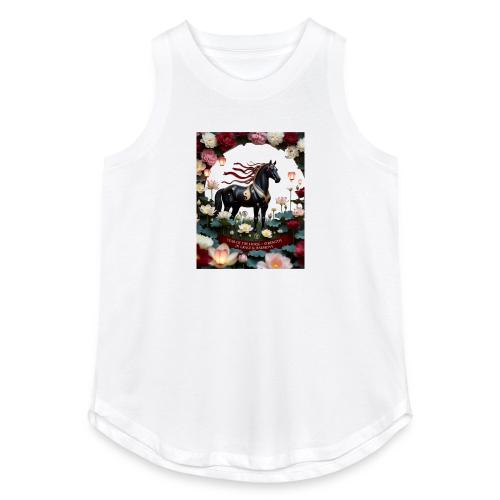 Year of the Horse Harmony T Shirt, Lunar New Year - Women's Relaxed Tank Top