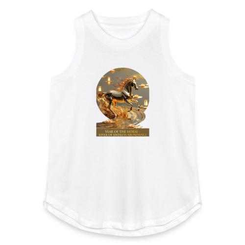 Year of the Horse Abundance T Shirt, Lunar NY Gift - Women's Relaxed Tank Top