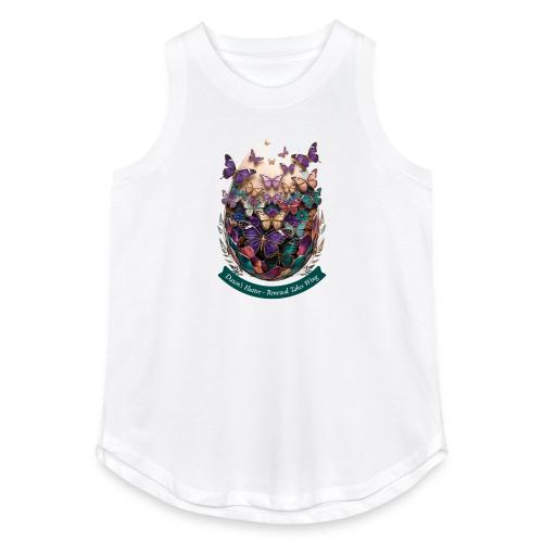 Easter Dawn's Flutter Butterfly T Shirt, Gift - Women's Relaxed Tank Top