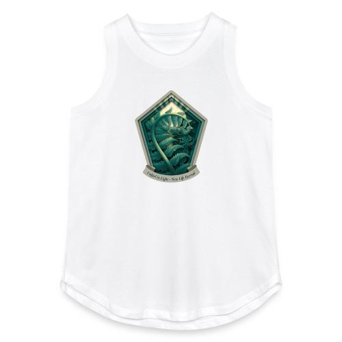 Easter Unfurl in Light Fern T Shirt, Spring Gift - Women's Relaxed Tank Top