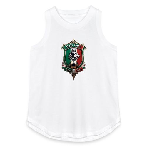 Italy heritage Wolf Fury Tee, Pride Badge Gift - Women's Relaxed Tank Top