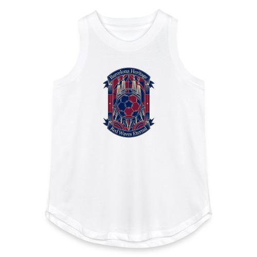 Barcelona Red Heritage T Shirt, Barsa fan Gift - Women's Relaxed Tank Top
